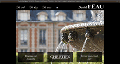 Desktop Screenshot of feau-real-estate-paris.com